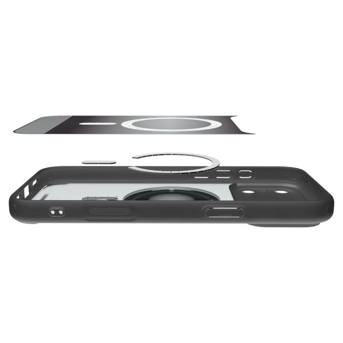 Bild 5, Spigen Spigen iPhone 18 Pro Max / 17 Pro Max Skal MagSafe Svart - Teknikhallen.se