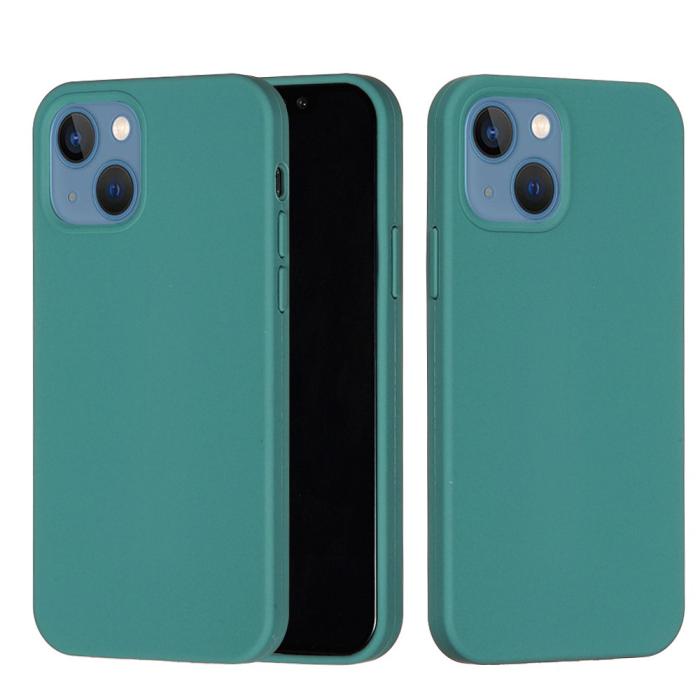 Bild 2,  iPhone 13 Skal Liquid Silikon Skogsgrön - Teknikhallen.se