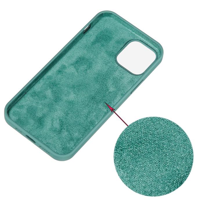 Bild 3,  iPhone 13 Skal Liquid Silikon Skogsgrön - Teknikhallen.se