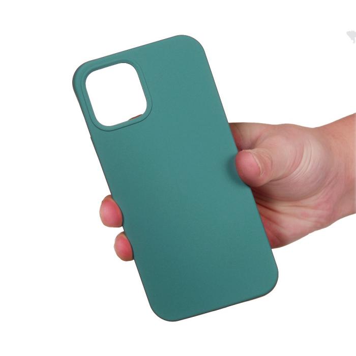 Bild 4,  iPhone 13 Skal Liquid Silikon Skogsgrön - Teknikhallen.se
