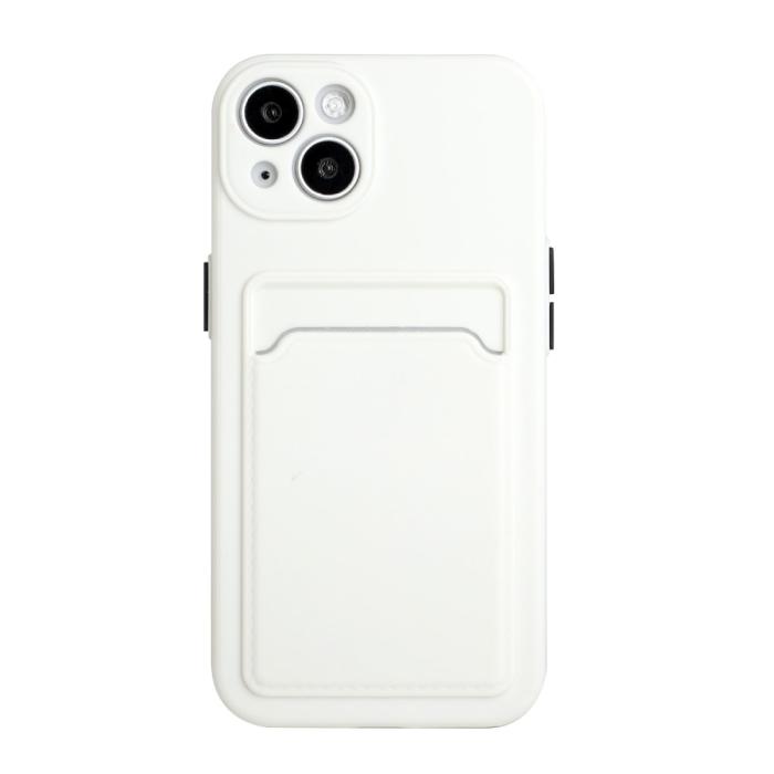 Bild 2,  iPhone 13 Skal Med Kortfack Vit - Teknikhallen.se