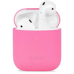 holdit holdit Silikonfodral AirPods Nygård Bright Pink - Teknikhallen.se