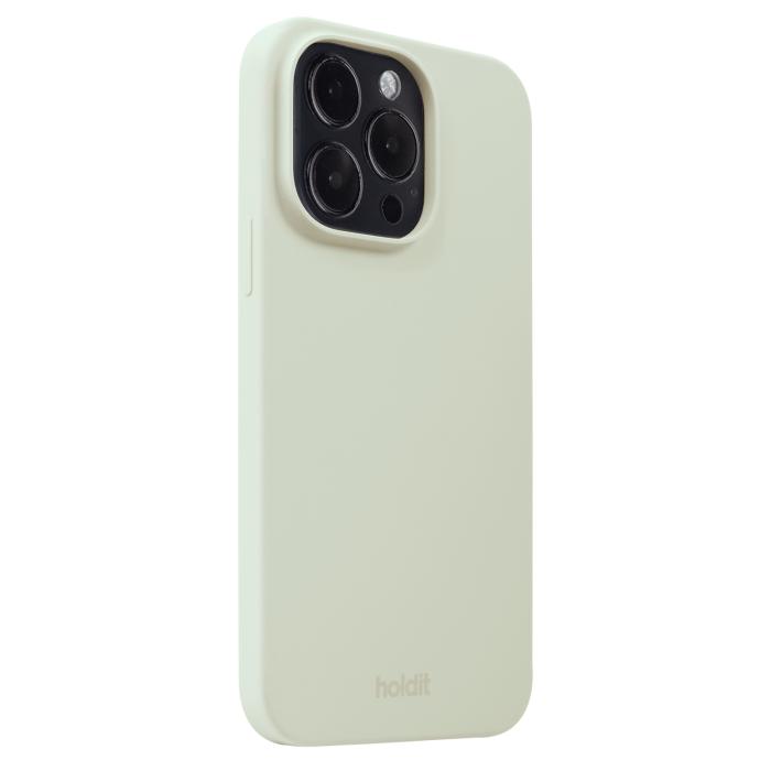 Bild 2, holdit holdit iPhone 15 Pro Mobilskal Silikon White Moss - Teknikhallen.se