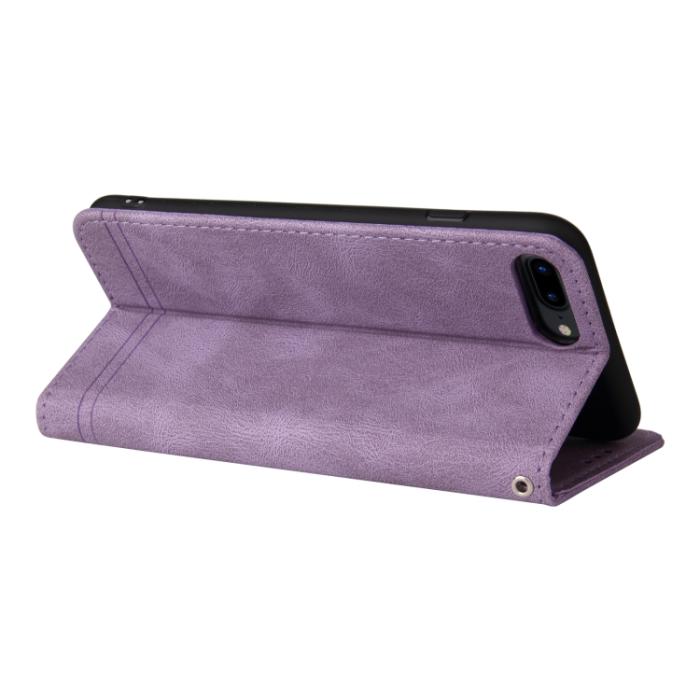 Bild 6,  iPhone 7/8/SE Fodral Skin Touch Lila - Teknikhallen.se