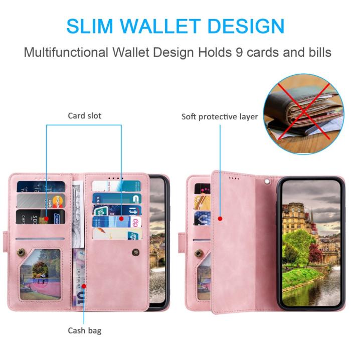 Bild 5,  Xiaomi Redmi Note 14 Pro/Pro Plus 5G Fodral Multifunktionell Glitter - Teknikhallen.se
