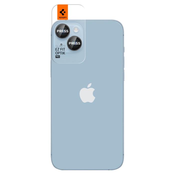 Bild 6, Spigen Spigen iPhone 14 / 14 Plus 2-PACK Optik.tR 