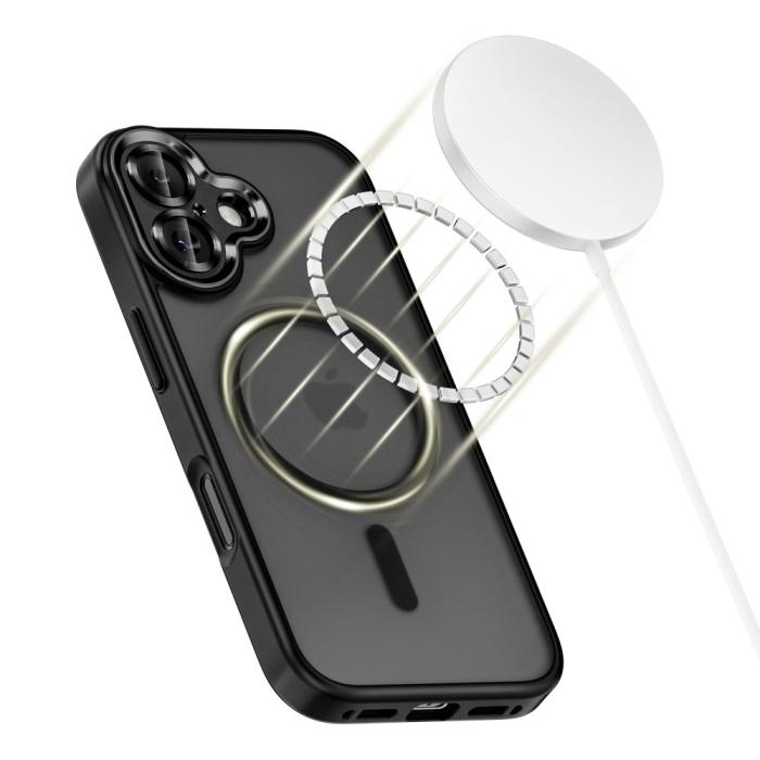 Bild 3, Tech-Protect Tech-Protect iPhone 17 Skal MagSafe MagCam Matt Svart - Teknikhallen.se