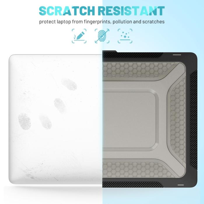 Bild 6,  MacBook Pro 16 2021-2023 Skal Med Kickstand Svart - Teknikhallen.se