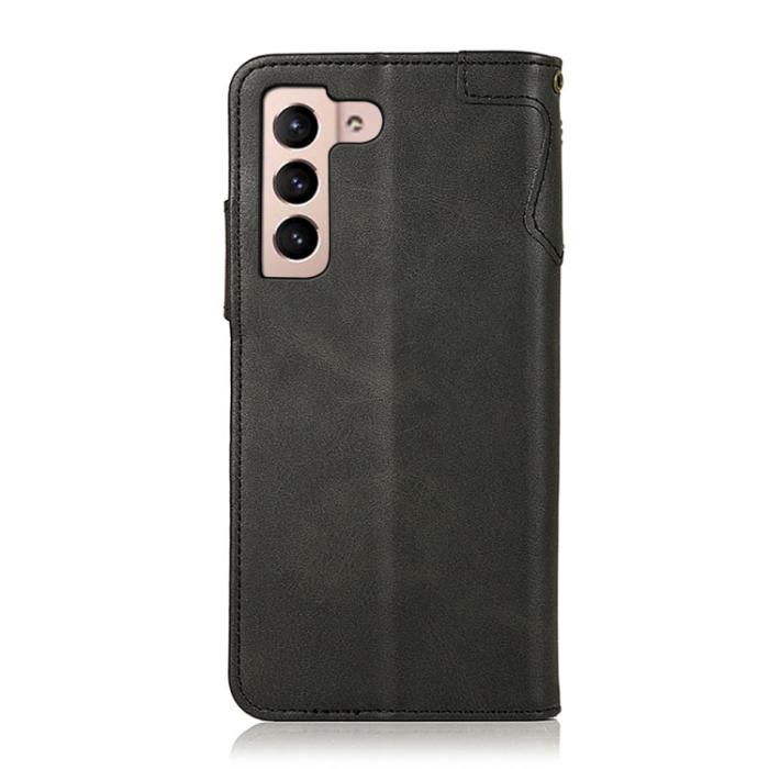 Bild 3, KHAZNEH KHAZNEH Samsung Galaxy S22 Fodral Läder Svart - Teknikhallen.se
