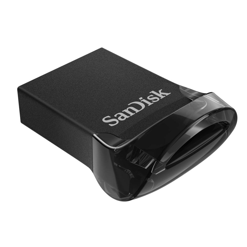 SanDisk SanDisk USB-minne 3.1 UltraFit 128 GB Svart - Teknikhallen.se