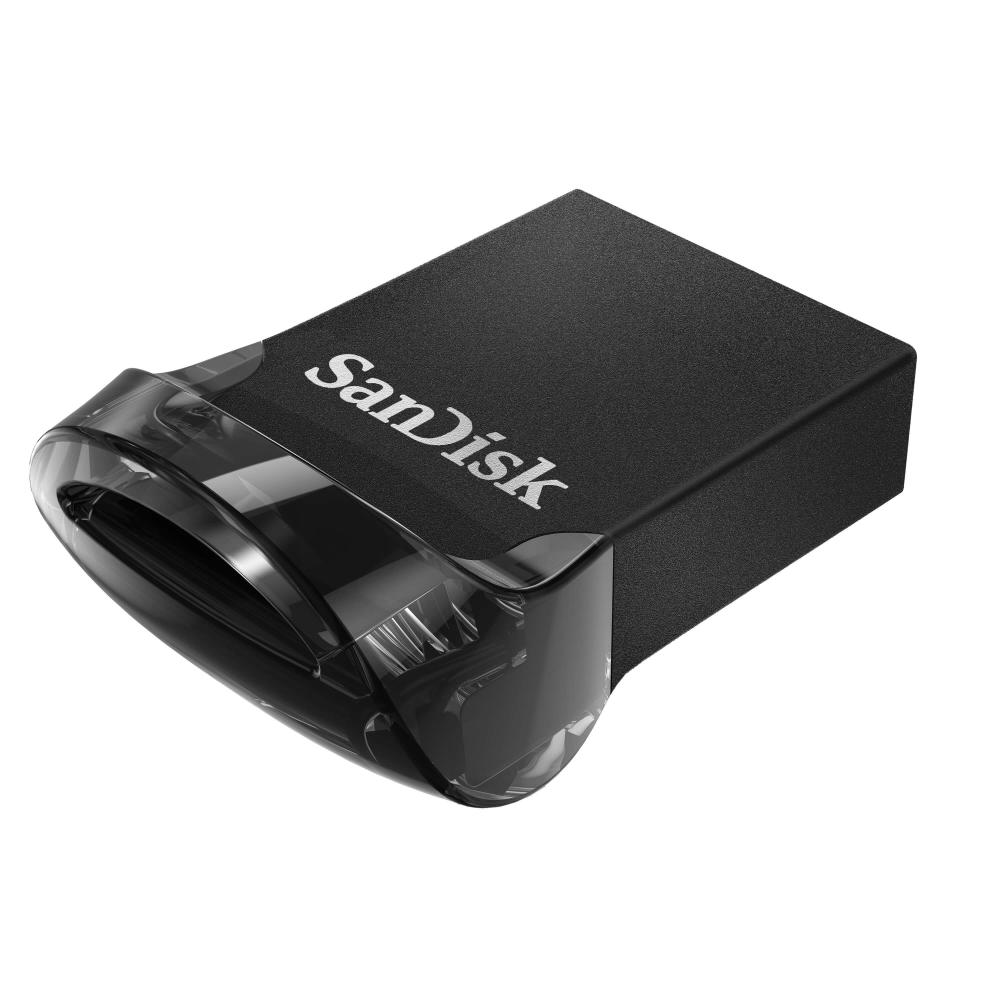 SanDisk SanDisk USB-minne 3.1 UltraFit 128 GB Svart - Teknikhallen.se