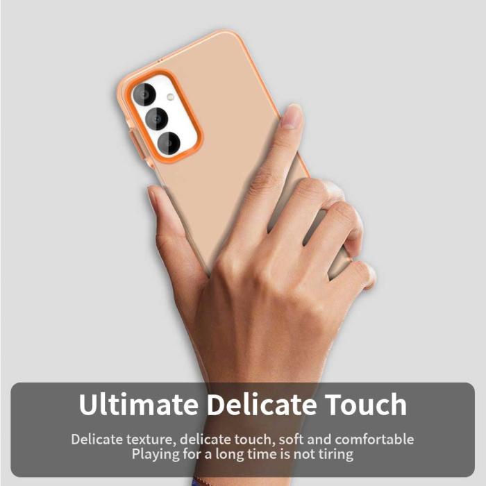 Bild 5,  Samsung Galaxy A36 5G/A56 5G Skal Hybrid Matt Orange - Teknikhallen.se
