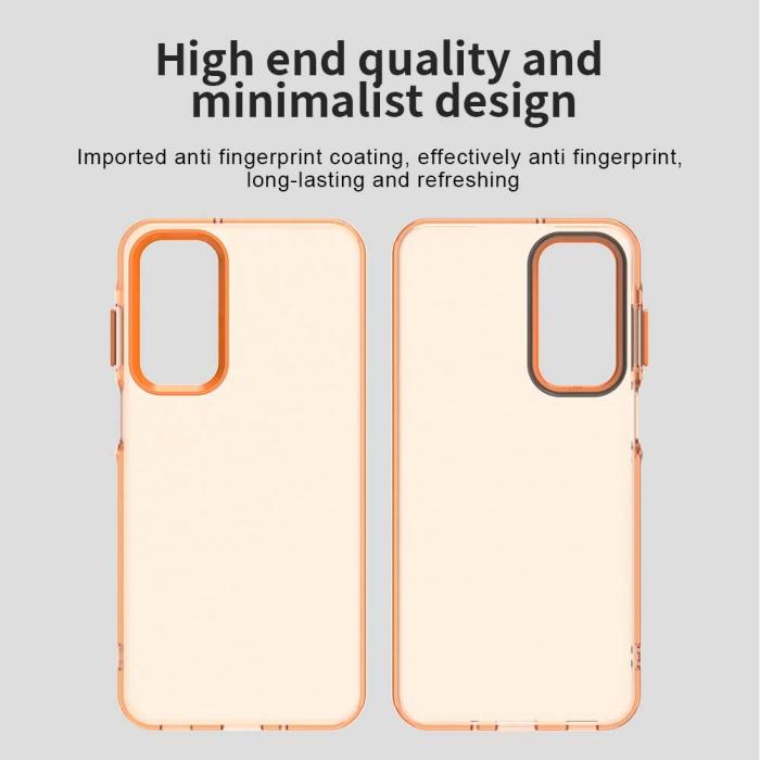 Bild 6,  Samsung Galaxy A36 5G/A56 5G Skal Hybrid Matt Orange - Teknikhallen.se