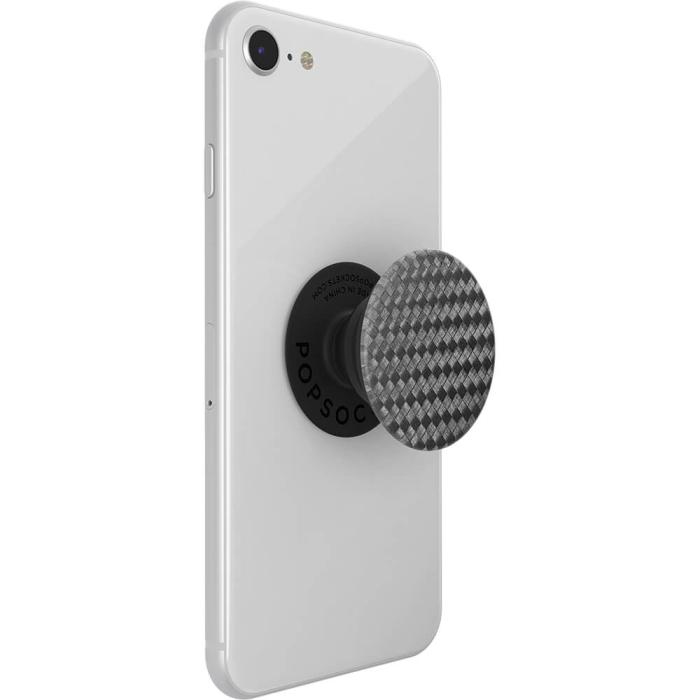 Bild 9, PopSockets PopSockets Avtagbart Grip med Ställfunktion Carbonite Weave - Teknikhallen.se