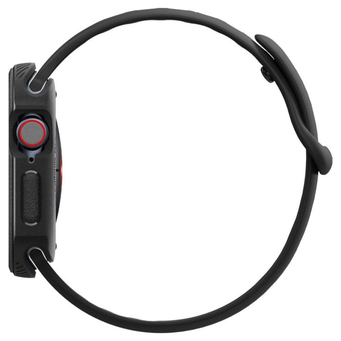Bild 3, Spigen Spigen Caseology Apple Watch 11 / 10 46 mm Vault Matt Svart - Teknikhallen.se