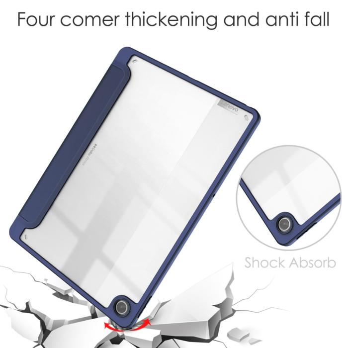Bild 6,  Lenovo Tab M10 Plus Gen 3 Fodral Tri-Fold Hybrid Mörk Blå - Teknikhallen.se