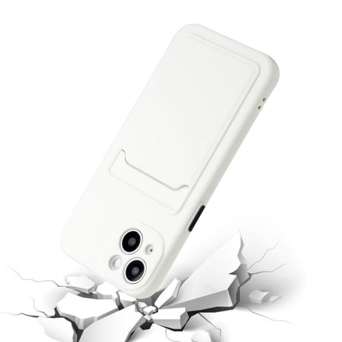 Bild 5,  iPhone 13 Skal Med Kortfack Vit - Teknikhallen.se