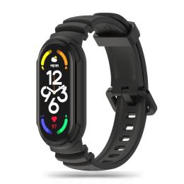 Tech-Protect Tech-Protect Xiaomi Mi Smart Band 5/6/7 Armband Hybrid Svart - Teknikhallen.se