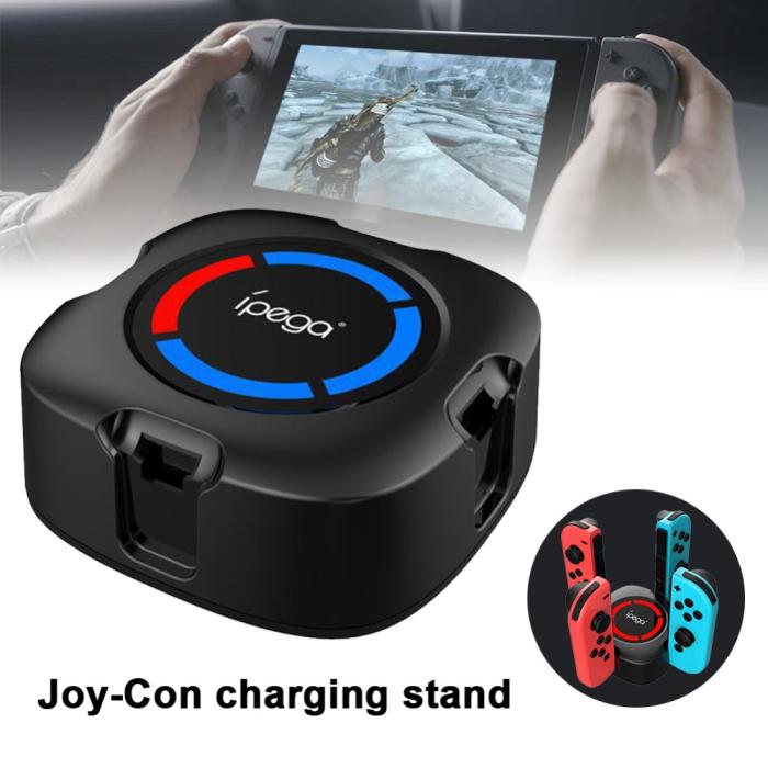 Bild 3, iPega iPega 4in1 LED Laddningsstation Nintendo Switch Joy-Con - Teknikhallen.se