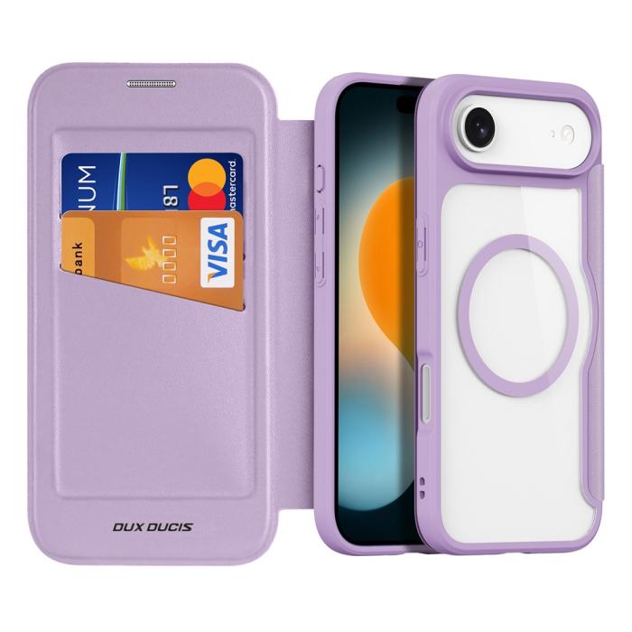 Bild 2, DUX DUCIS DUX DUCIS iPhone Air Fodral MagSafe Skin X Pro Lila / Rosa - Teknikhallen.se