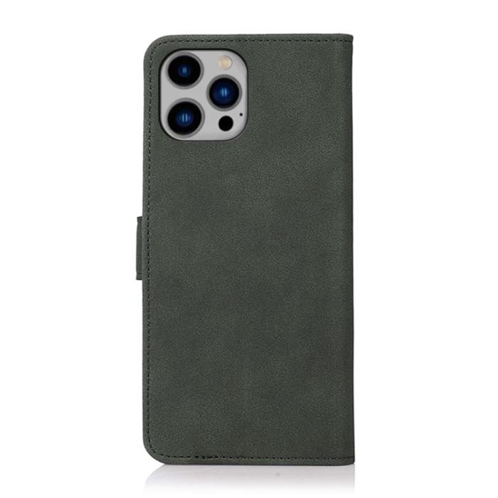 Bild 3, KHAZNEH KHAZNEH iPhone 15 Pro Fodral Matt Läder Grön - Teknikhallen.se