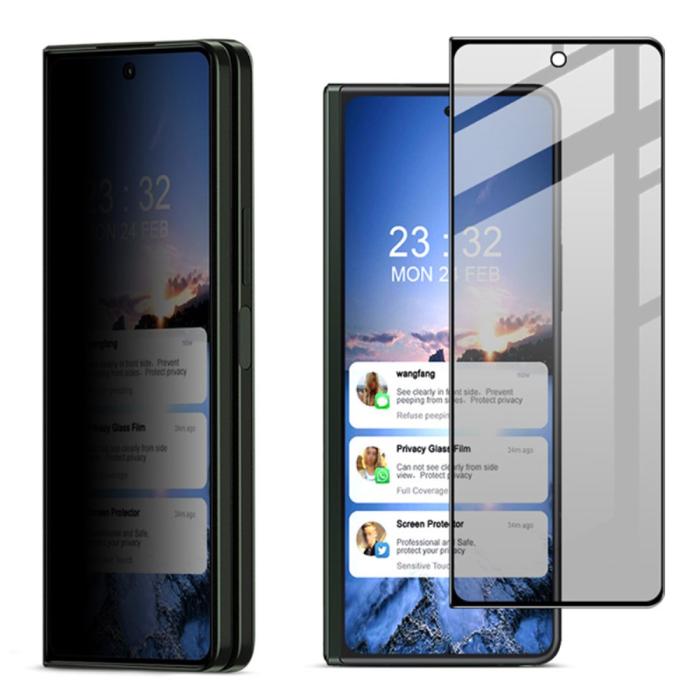 Bild 4, IMAK IMAK Galaxy Z Fold 5 Skärmskydd Härdat Glas Privacy - Teknikhallen.se