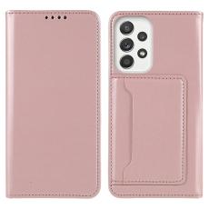  Samsung Galaxy A53 5G Fodral Skin Touch Med Kortfack Ros&eacute;guld - Teknikhallen.se