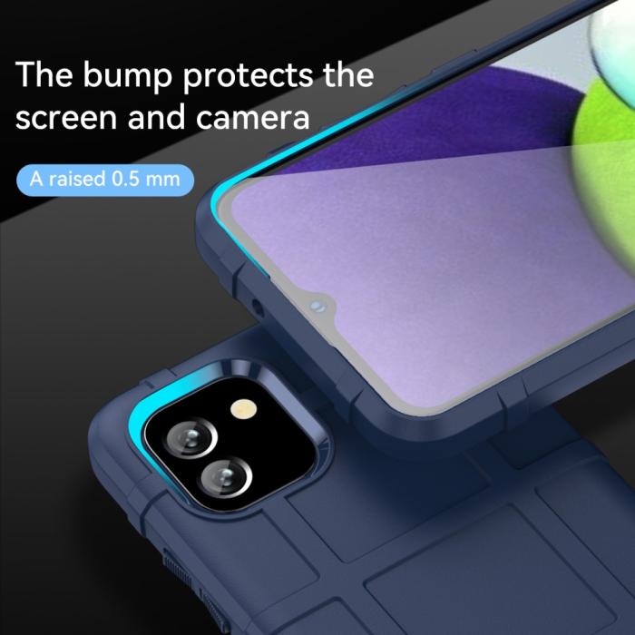 Bild 4,  Samsung Galaxy A03 Skal Solid Blå - Teknikhallen.se