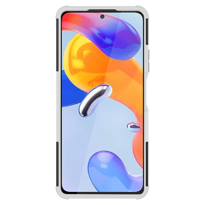 Bild 3,  Xiaomi Redmi Note 11 Pro 5G Skal Stöttåligt med Stöd Vit - Teknikhallen.se