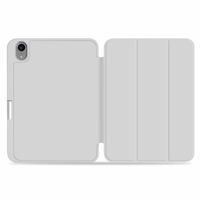 Bild 4,  iPad Mini 2024/2021 Fodral Slim Tri-Fold Pennhållare Grå - Teknikhallen.se
