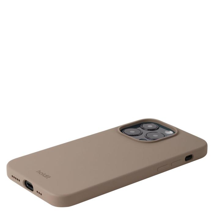 Bild 3, holdit holdit iPhone 14 Pro Mobilskal Silikon Mocha Brown - Teknikhallen.se