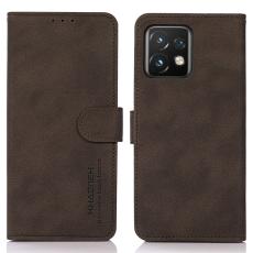 KHAZNEH KHAZNEH Motorola Edge 40 Pro 5G Fodral Retro L&auml;der Brun - Teknikhallen.se
