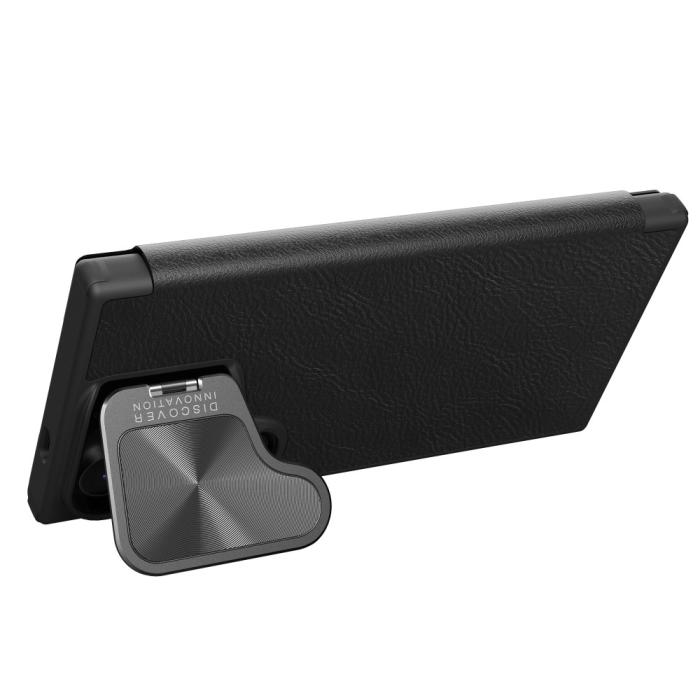 Bild 3, NILLKIN NILLKIN Galaxy S24 Plus Fodral Qin Läder Cam Kickstand Svart - Teknikhallen.se