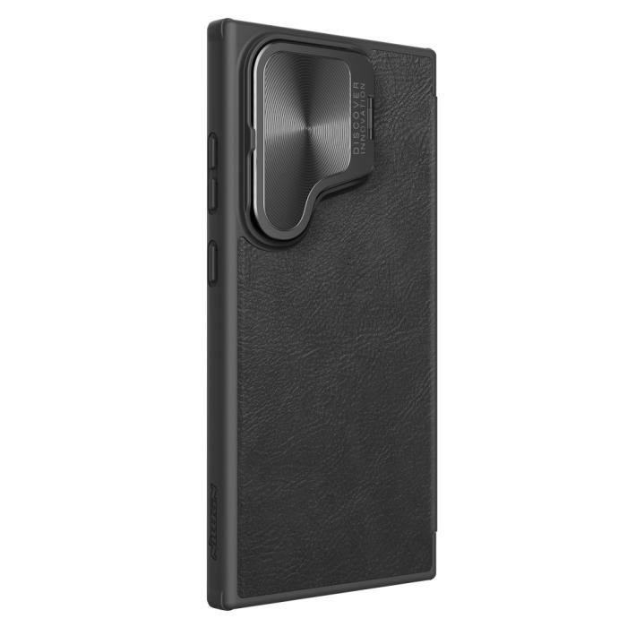 Bild 5, NILLKIN NILLKIN Galaxy S24 Plus Fodral Qin Läder Cam Kickstand Svart - Teknikhallen.se