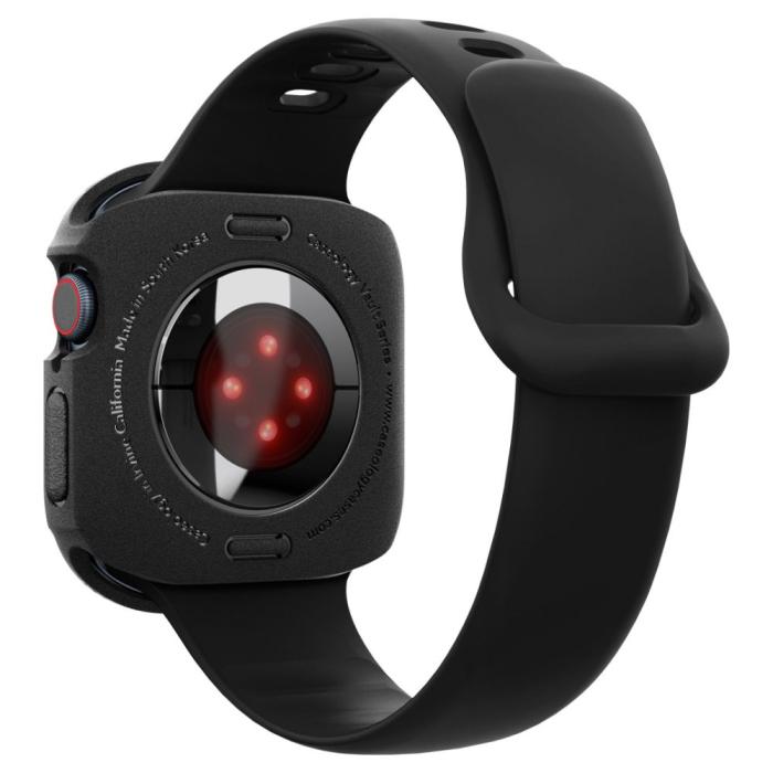 Bild 4, Spigen Spigen Caseology Apple Watch 11 / 10 46 mm Vault Matt Svart - Teknikhallen.se