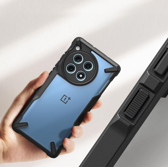 Bild 5, Ringke Ringke OnePlus 12R Skal Fusion X Svart - Teknikhallen.se
