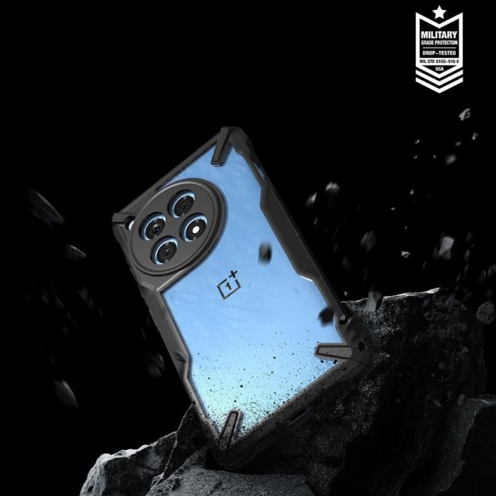 Bild 6, Ringke Ringke OnePlus 12R Skal Fusion X Svart - Teknikhallen.se