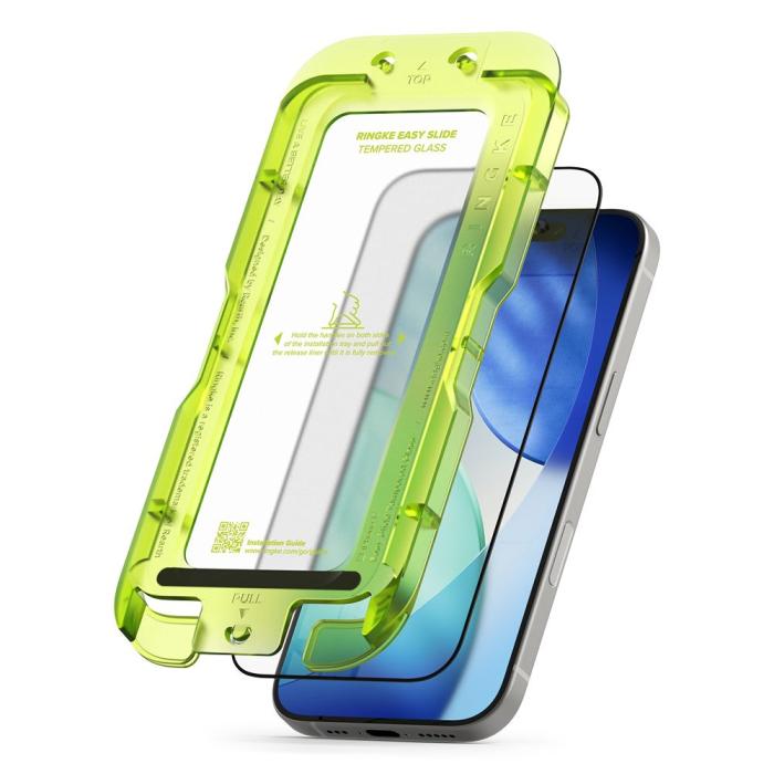 Bild 2, Ringke Ringke iPhone 17 2-PACK Easy Slide Skärmskydd Härdat Glas - Teknikhallen.se