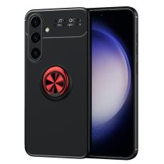  Samsung Galaxy S24 Plus Skal Ring Svart/R&ouml;d - Teknikhallen.se