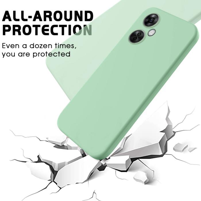 Bild 5,  OnePlus Nord CE 3 Lite 5G Skal Liquid Silikon Grön - Teknikhallen.se