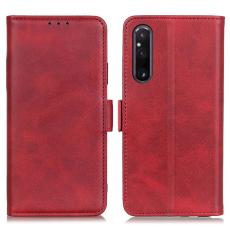  Sony Xperia 1 V Fodral Magnetisk St&auml;ngning R&ouml;d - Teknikhallen.se