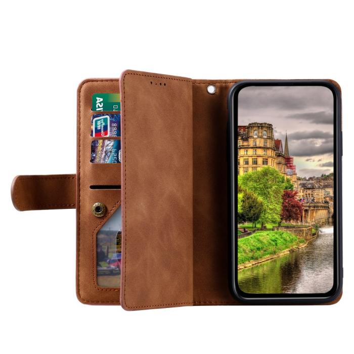 Bild 2,  Xiaomi Redmi Note 14 Pro/Pro Plus 5G Fodral Multifunktionell Brun - Teknikhallen.se