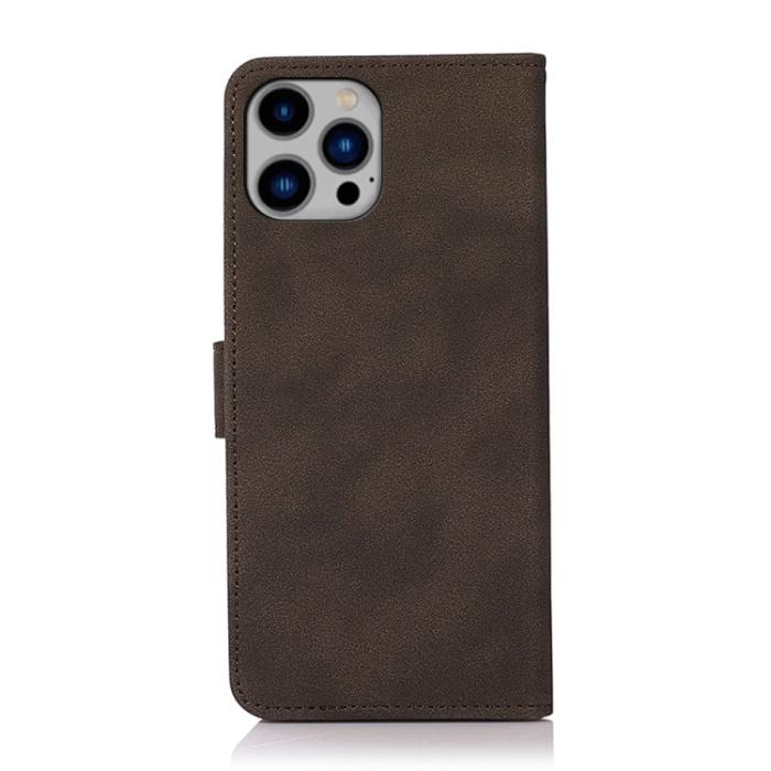 Bild 3, KHAZNEH KHAZNEH iPhone 15 Pro Fodral Matt Läder Brun - Teknikhallen.se