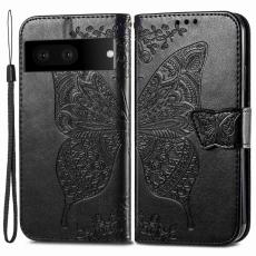  Google Pixel 7 Fodral Fj&auml;ril Tryck Svart - Teknikhallen.se