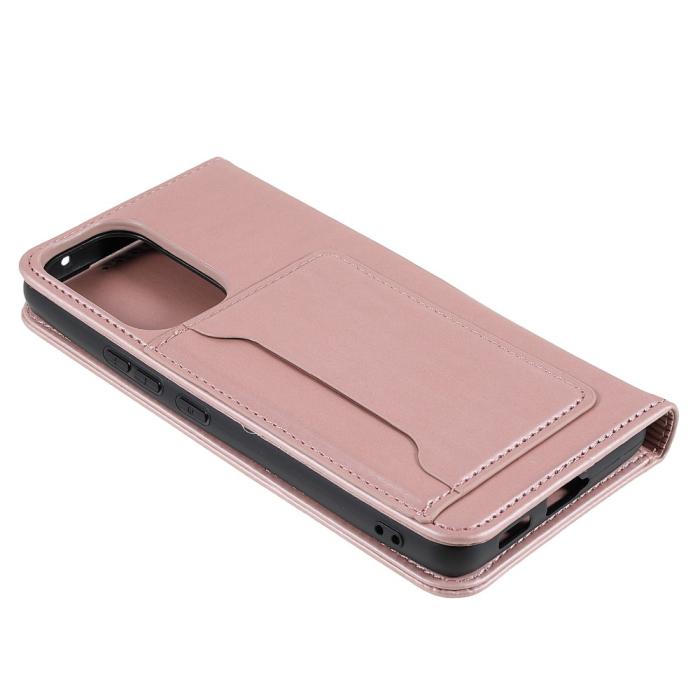 Bild 5,  Samsung Galaxy A53 5G Fodral Skin Touch Med Kortfack Roséguld - Teknikhallen.se