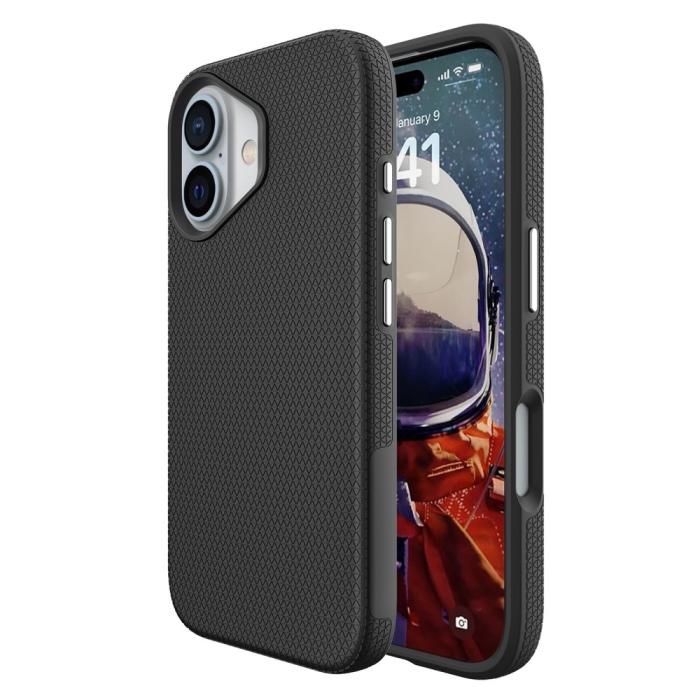 Bild 2,  iPhone 16 Plus Skal Xtreme Shockproof Hybrid Svart - Teknikhallen.se