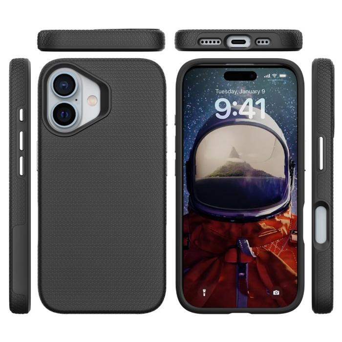 Bild 3,  iPhone 16 Plus Skal Xtreme Shockproof Hybrid Svart - Teknikhallen.se