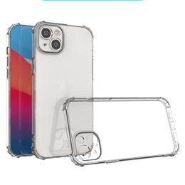  iPhone 14 Plus Skal TPU Shockproof Transparent - Teknikhallen.se