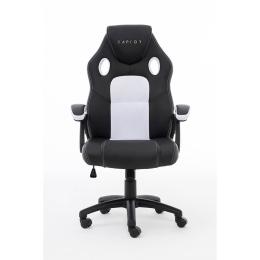 RAPTOR RAPTOR Gamingstol GS-40 Compact Konstläder & Tyg Svart/Vit - Teknikhallen.se