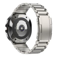  Samsung Galaxy Watch 8 46/44/40 mm Armband Metall Titanium - Teknikhallen.se